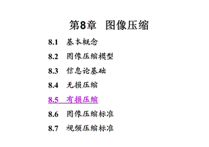 数字图像处理(冈萨雷斯)8 有损压缩ppt课件.ppt