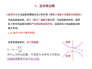 电子声子相互作用课件.ppt