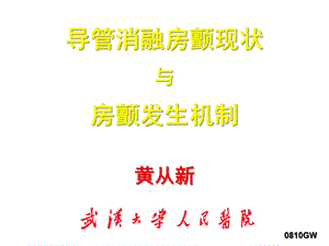 导管消融房颤现状与房颤发生机制课件.ppt