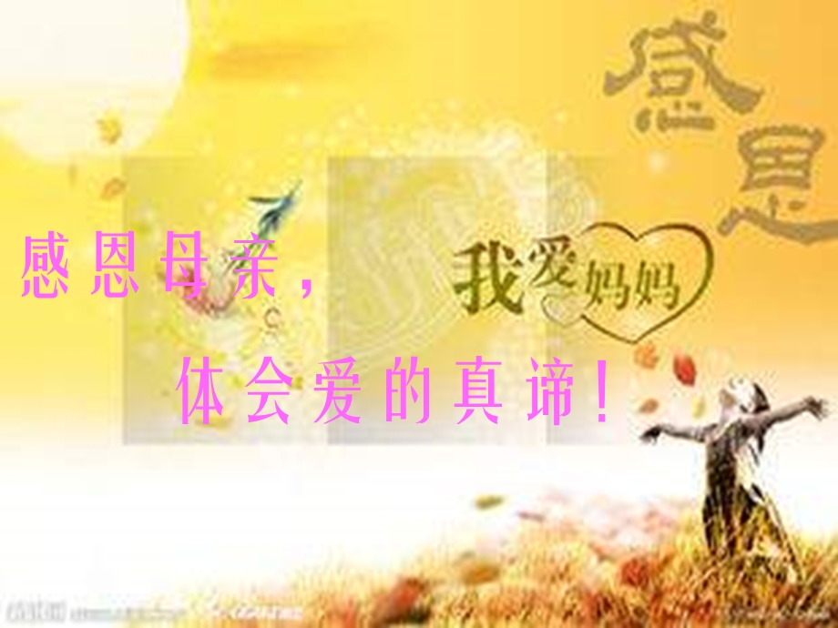 小学主题班会《母亲节主题班会》PPT课件.ppt_第1页