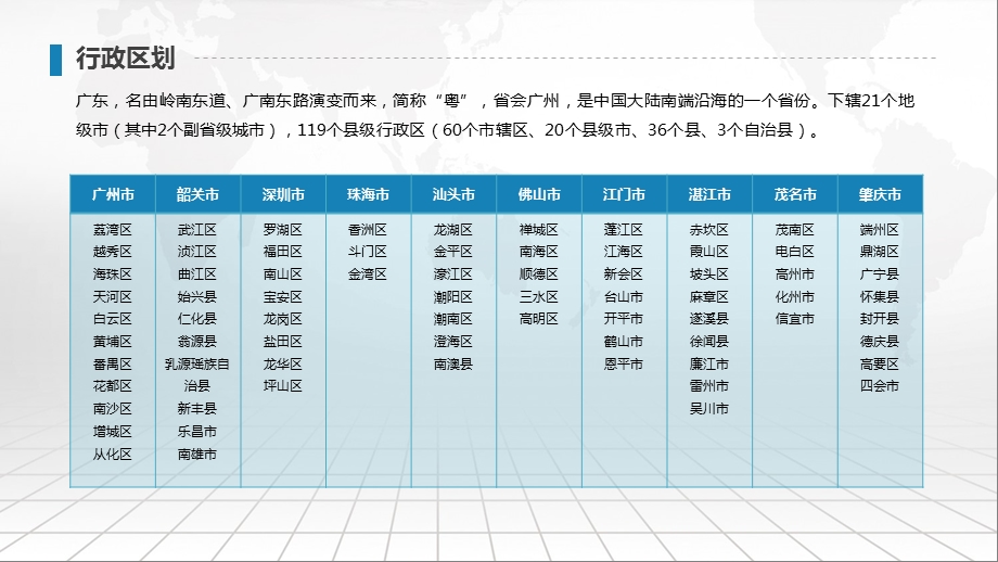 广东省各地市地图ppt模板(可编辑)课件.pptx_第2页