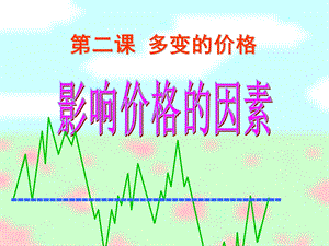 影响价格的因素ppt课件.ppt