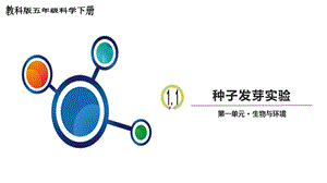 教科版科学五年级下册11《种子发芽实验》教学课件.pptx