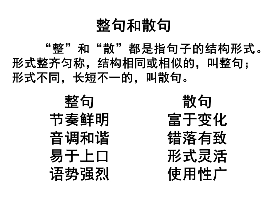 整句与散句的变化ppt课件.ppt_第2页