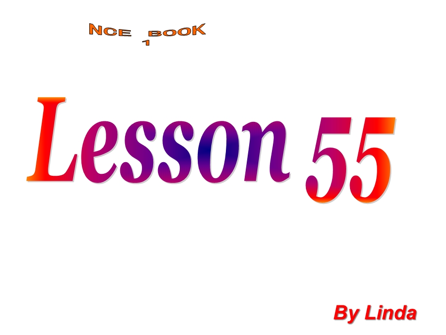 新概念英语一NCE1 Lesson5556(共28张)课件.ppt_第1页