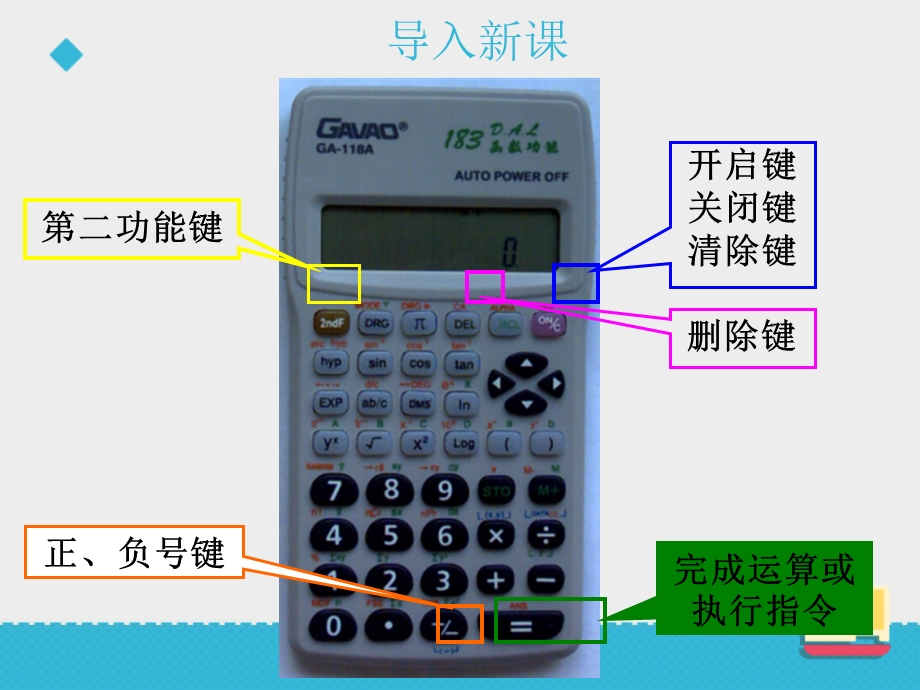 审定鲁教版数学六年级上册《213用计算器进行计算》(优秀课件).ppt_第3页