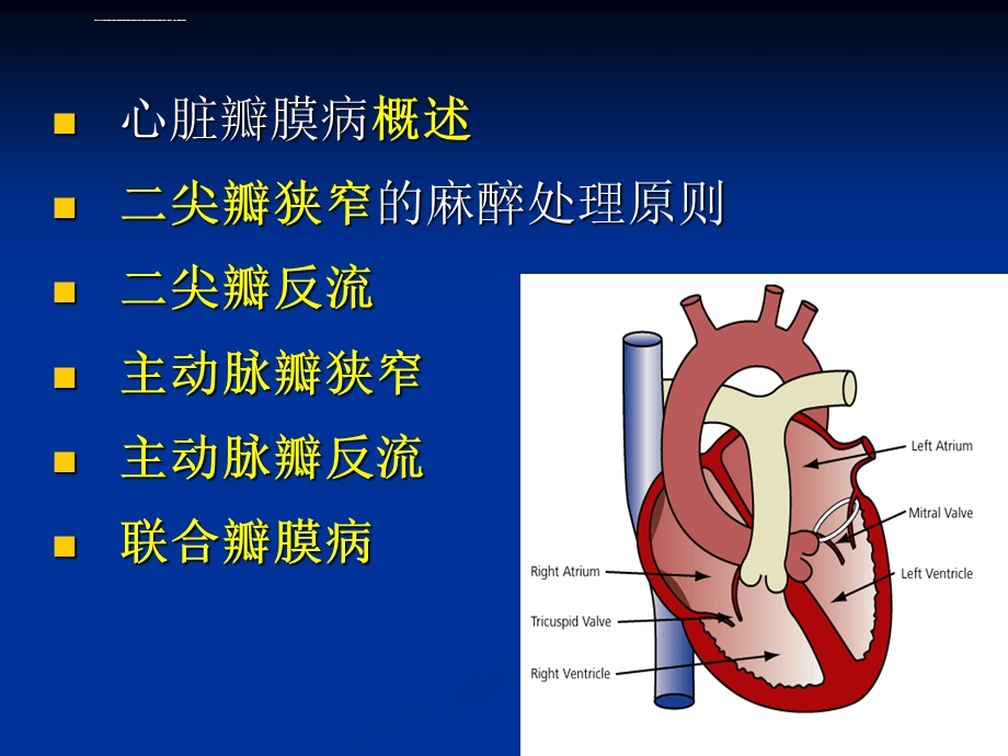 心脏瓣膜病人手术的麻醉ppt课件.ppt_第2页