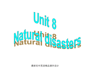 牛津译林版八年级英语上册Unit8NaturaldisastersGrammar课件.ppt