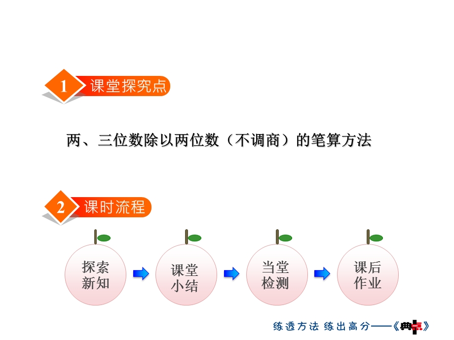 小学数学冀教新版四年级上册《用“四舍法”试商的除法》课件.ppt_第3页