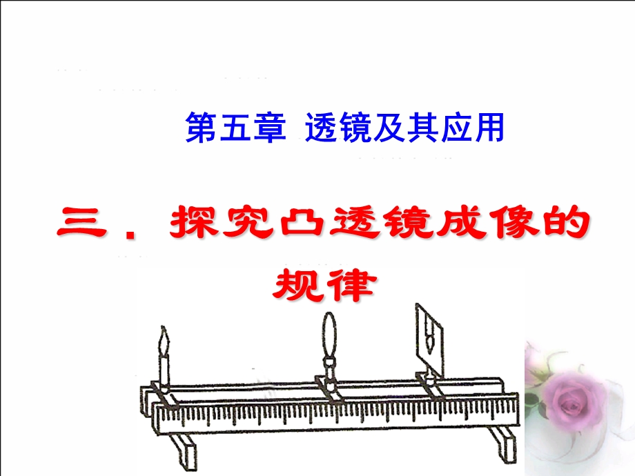 探究凸透镜成像规律(flash动画)ppt课件.ppt_第1页