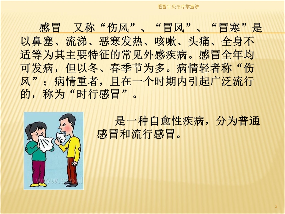 感冒针灸治疗学宣讲培训课件.ppt_第2页