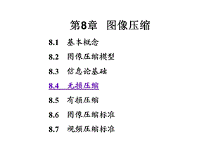 数字图像处理(冈萨雷斯)8 无损压缩ppt课件.ppt