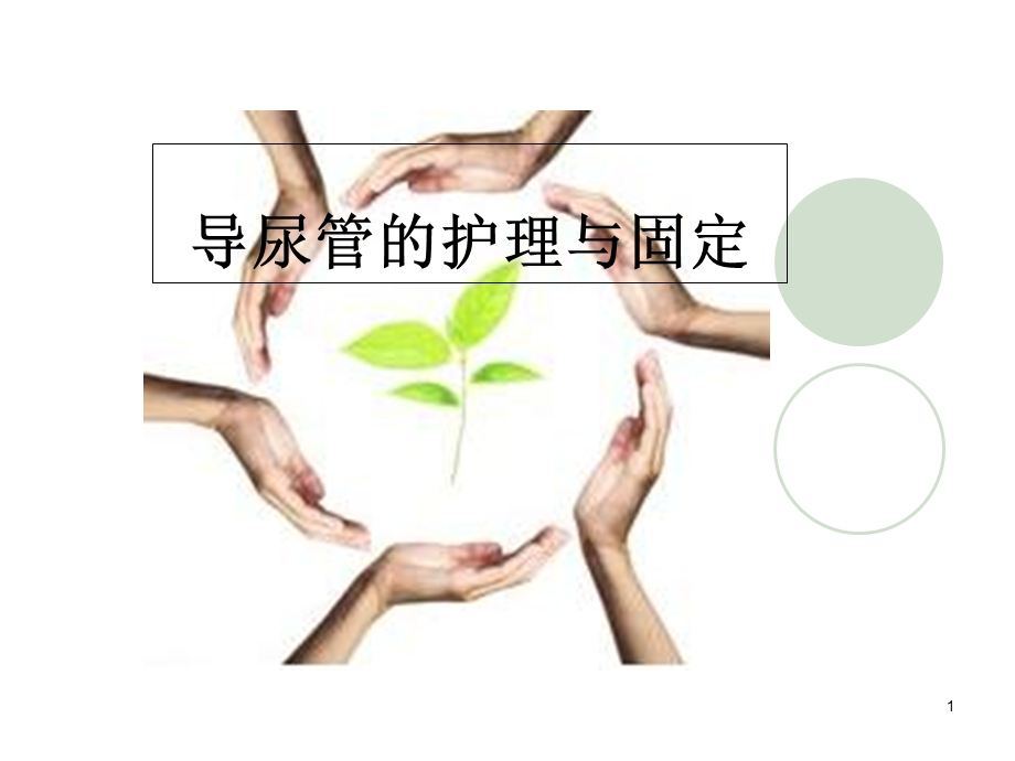 导尿管的护理及固定学习课件.ppt_第1页