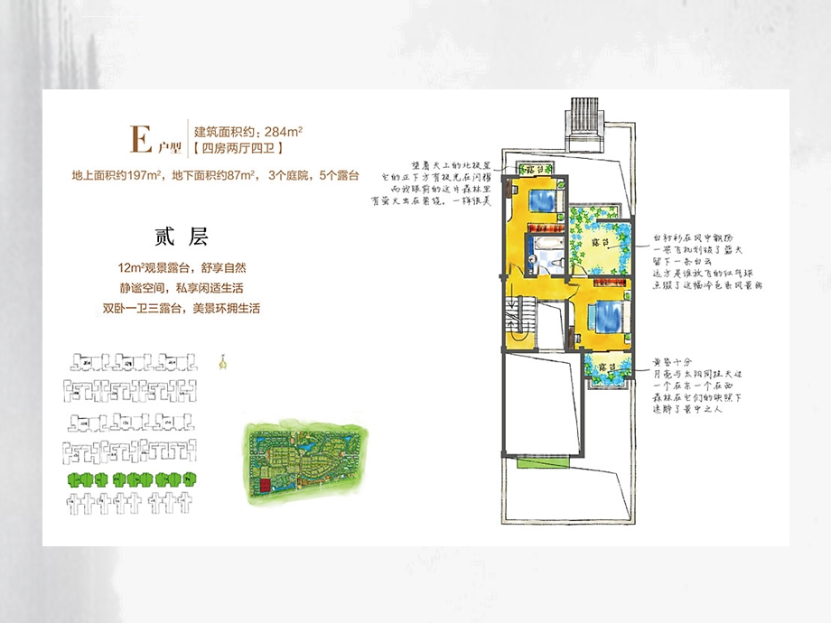 建业生态新城284平米别墅E户型样板间ppt课件.ppt_第3页