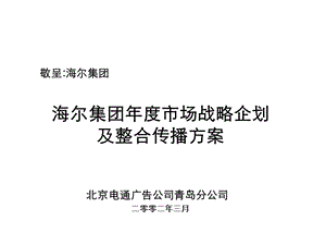 某集团年度市场战略企划方案(电通广告)课件.ppt