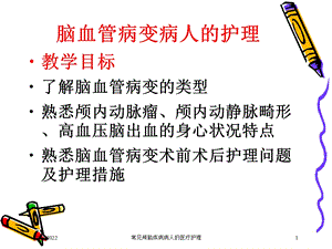 常见颅脑疾病病人的医疗护理培训课件.ppt