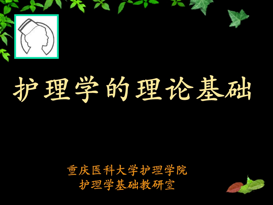 护理学理论基础课件.ppt_第1页