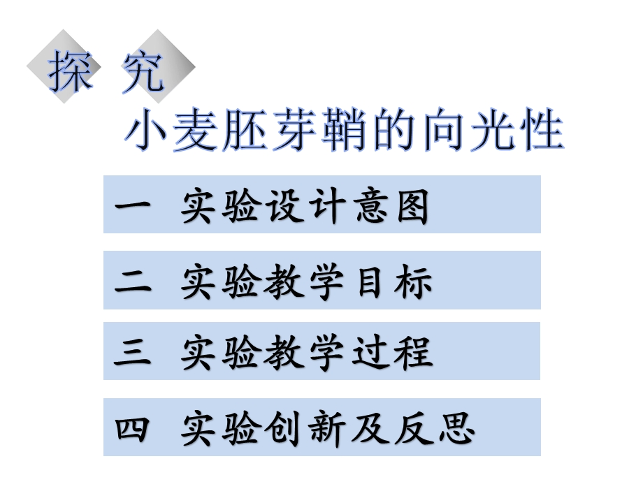 探究小麦胚芽鞘说课ppt课件.pptx_第2页