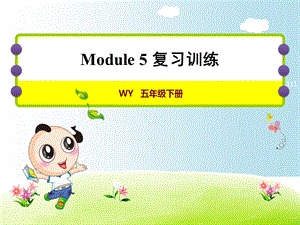 外研版五年级下册英语期末复习——module5复习训练课件.ppt