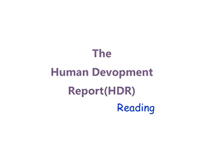 外研版高一英语必修3Module2Thehumandevelopmentreport课件.ppt