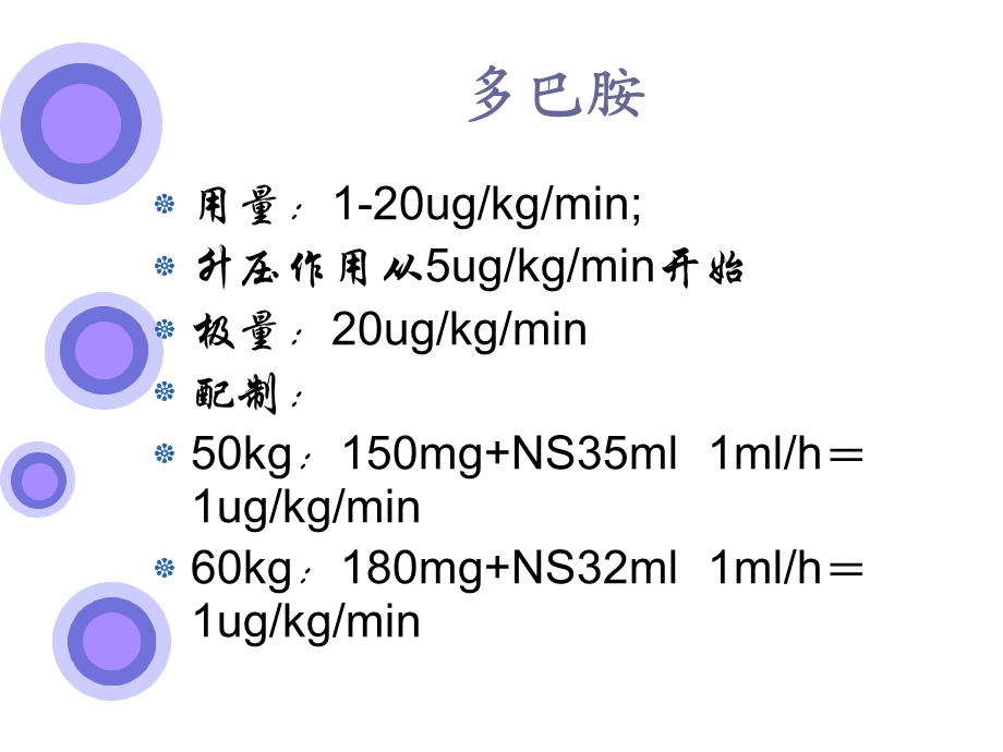 常用抢救药物的配制及临床应用医学课件.ppt_第3页