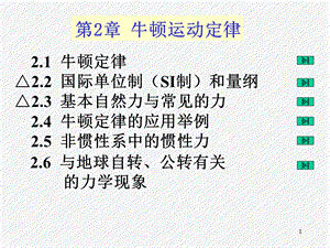 大学物理第二讲牛顿定律)课件.ppt