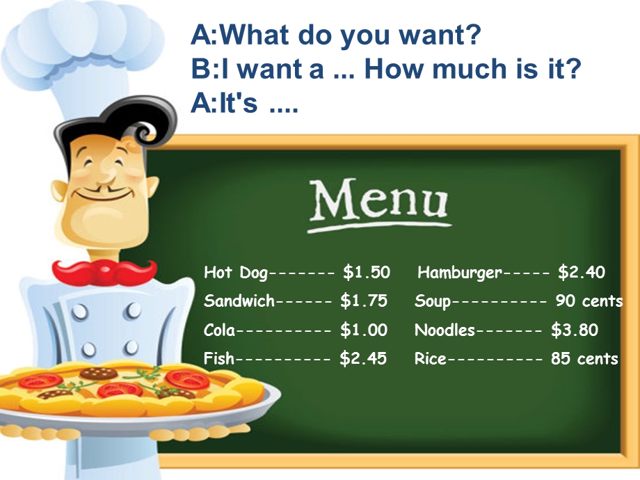 小学英语外研版(一起)六年级下册M1U2+What+do+you+want+to+eat？课件.ppt_第2页