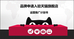 成功入驻天猫品牌运营计划书优质ppt课件.ppt