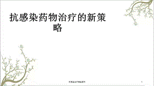 抗感染治疗策略课件.ppt