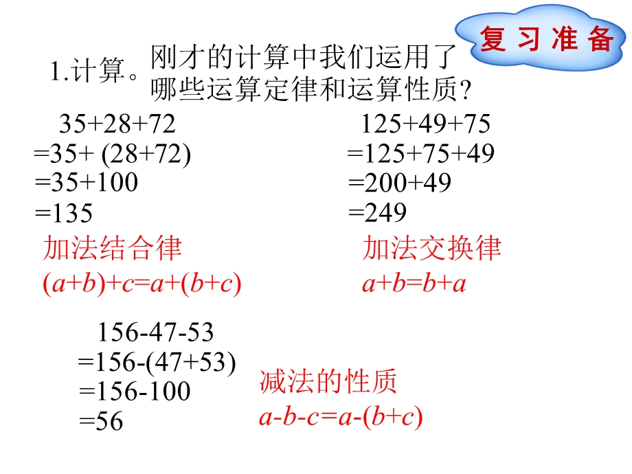 小学数学四年级下册(人教版)第6单元3整数加法运算定律推广到小数课件.pptx_第2页