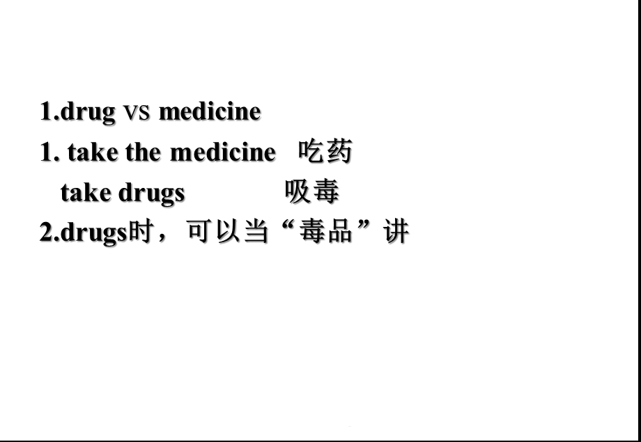 外研版高一英语module2nodrugs单词讲解(外研版必修二)课件.ppt_第3页