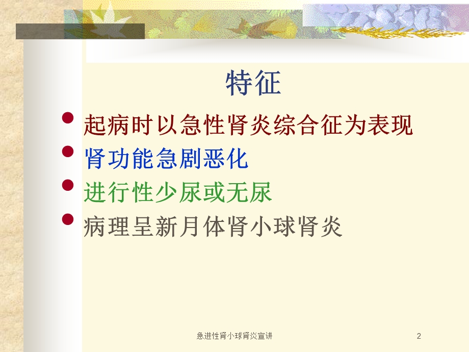 急进性肾小球肾炎宣讲培训课件.ppt_第2页