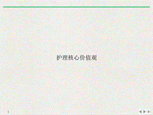 护理核心价值观完美课课件.ppt