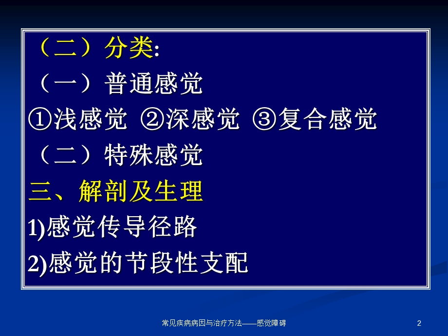 常见疾病病因与治疗方法——感觉障碍课件.ppt_第2页