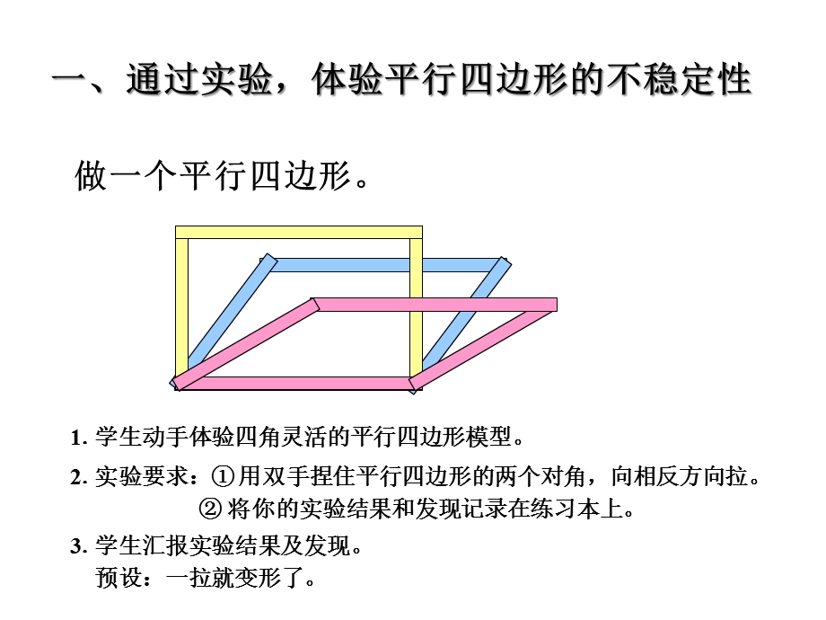 平行四边形的不稳定性;底和高的概念公开课一等奖课件.ppt_第2页