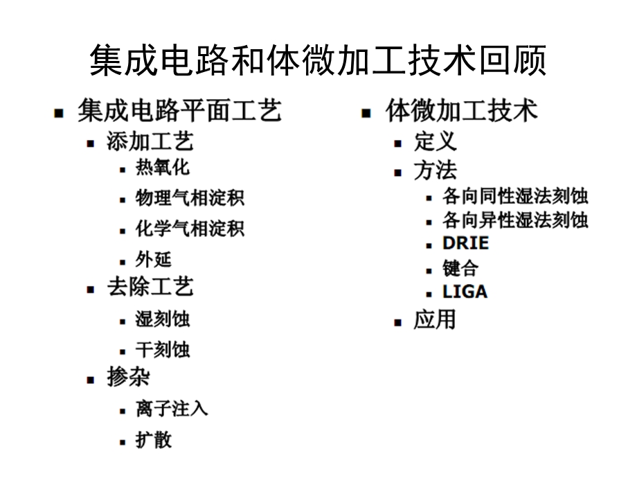 微机电系统第三章MEMS制造技术ppt课件.ppt_第2页