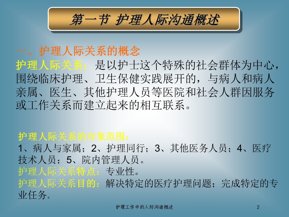 护理工作中的人际沟通概述培训课件.ppt_第2页