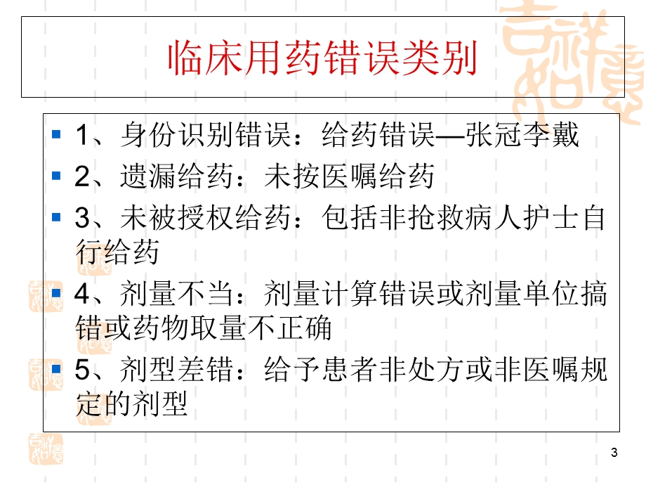 护士临床用药错误原因分析及对策学习课件.ppt_第3页