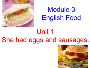 外研版小学五年级下册英语Module3《Unit1Shehadeggsandsausages》课件.ppt