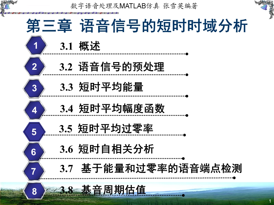 数字语音处理及MATLAB仿真第三章ppt课件.ppt_第1页