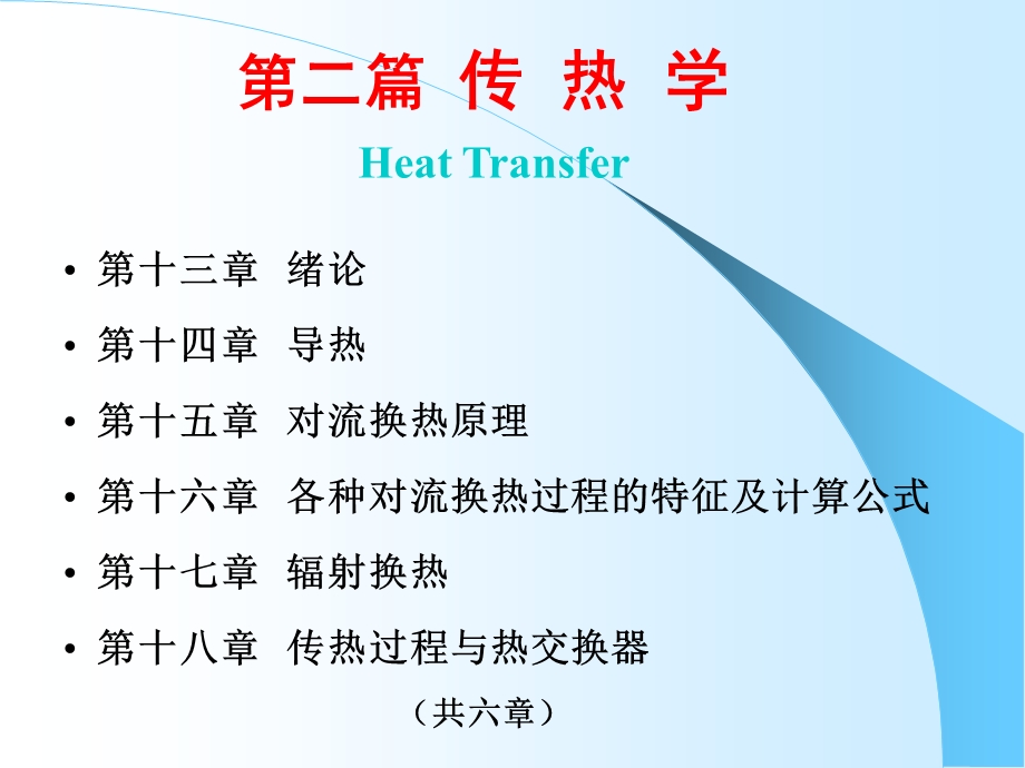 工程热力学与传热学第十三章 传热学绪论ppt课件.ppt_第1页