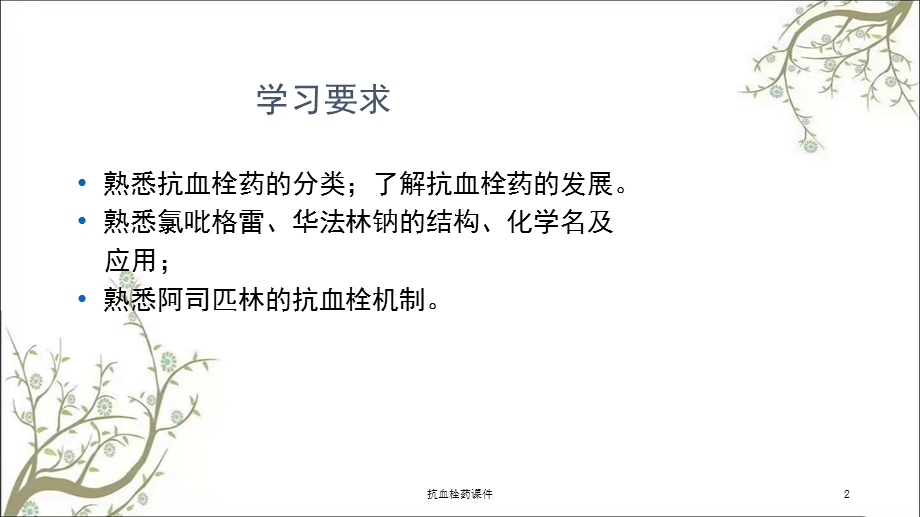 抗血栓药课件.ppt_第2页