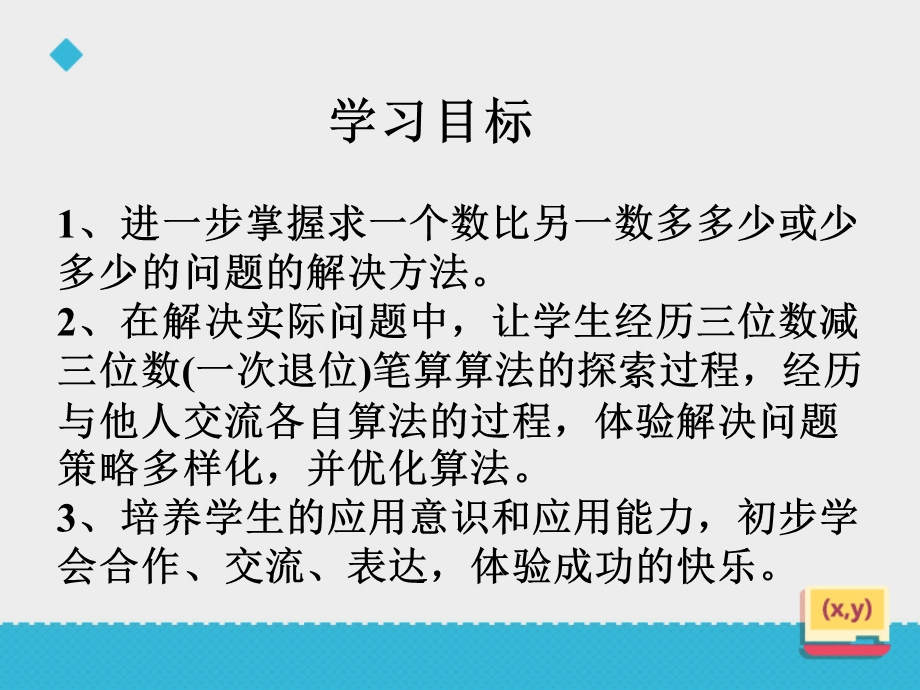 小学数学青岛版二年级下册《三位数加减三位数(一次进位、退位)的笔算》第二课时课件.ppt_第2页