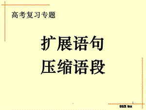 扩展语句压缩语段ppt课件.ppt