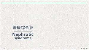 大查房肾病综合征标准课件.pptx