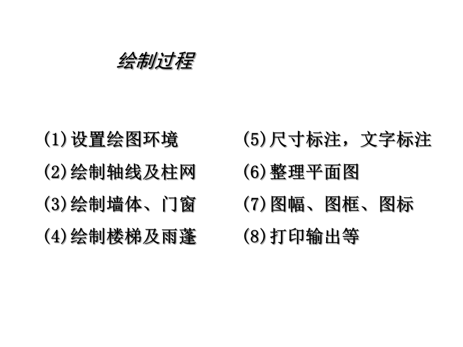 建筑CAD平面图详细讲解绘制课件.ppt_第2页