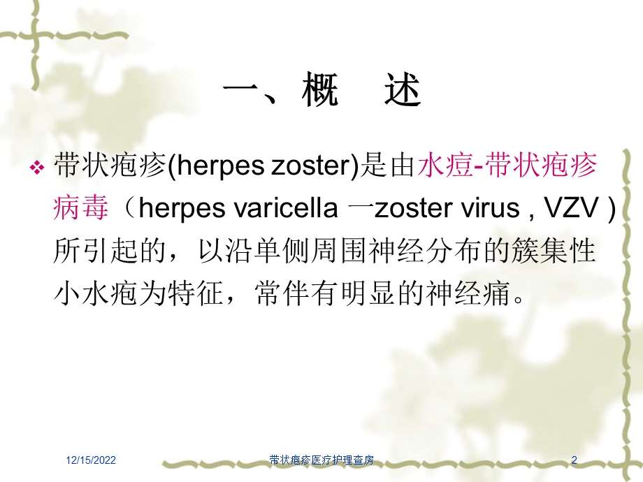 带状疱疹医疗护理查房课件.ppt_第2页