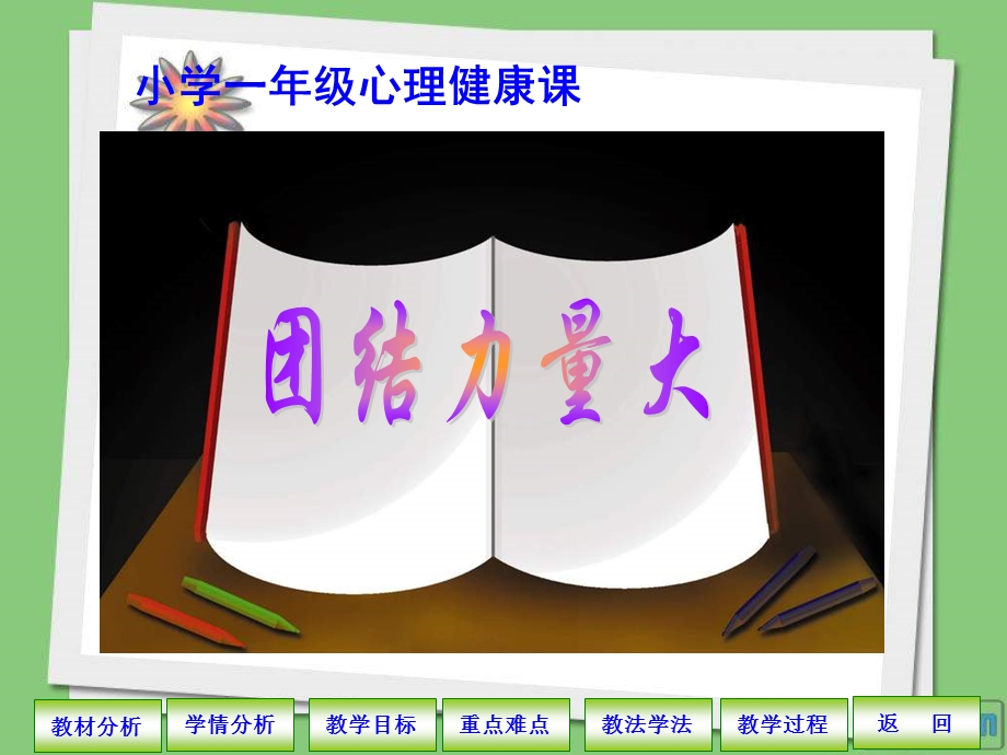 小学一年级心理健康课——团结就是力量课件.ppt_第1页