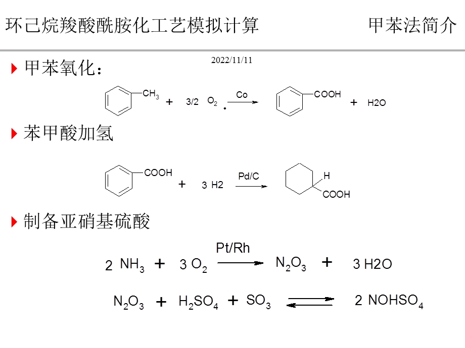 环己烷羧酸酰化工艺课件.ppt_第3页