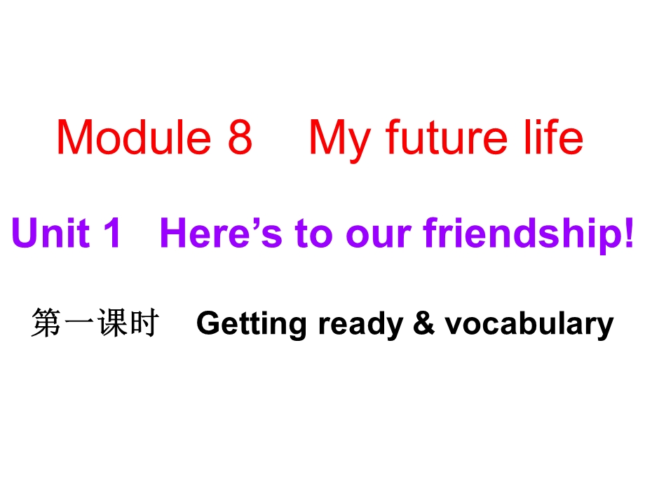 外研版九年级下册英语课件：Module8Unit1.ppt_第1页